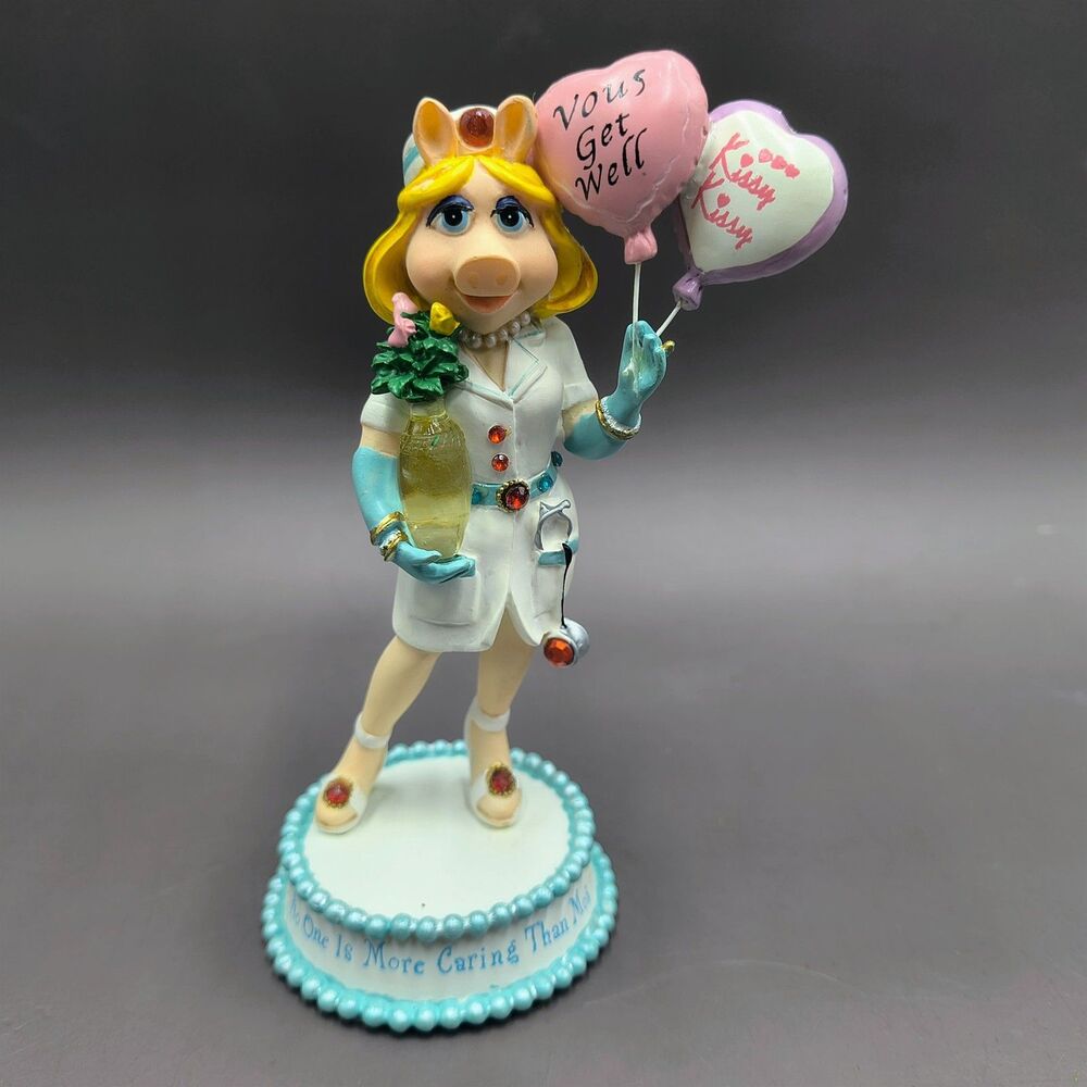 Nurses are So Stylish Collection Muppets Miss Piggy GET WELL KISSY 4" Figurine